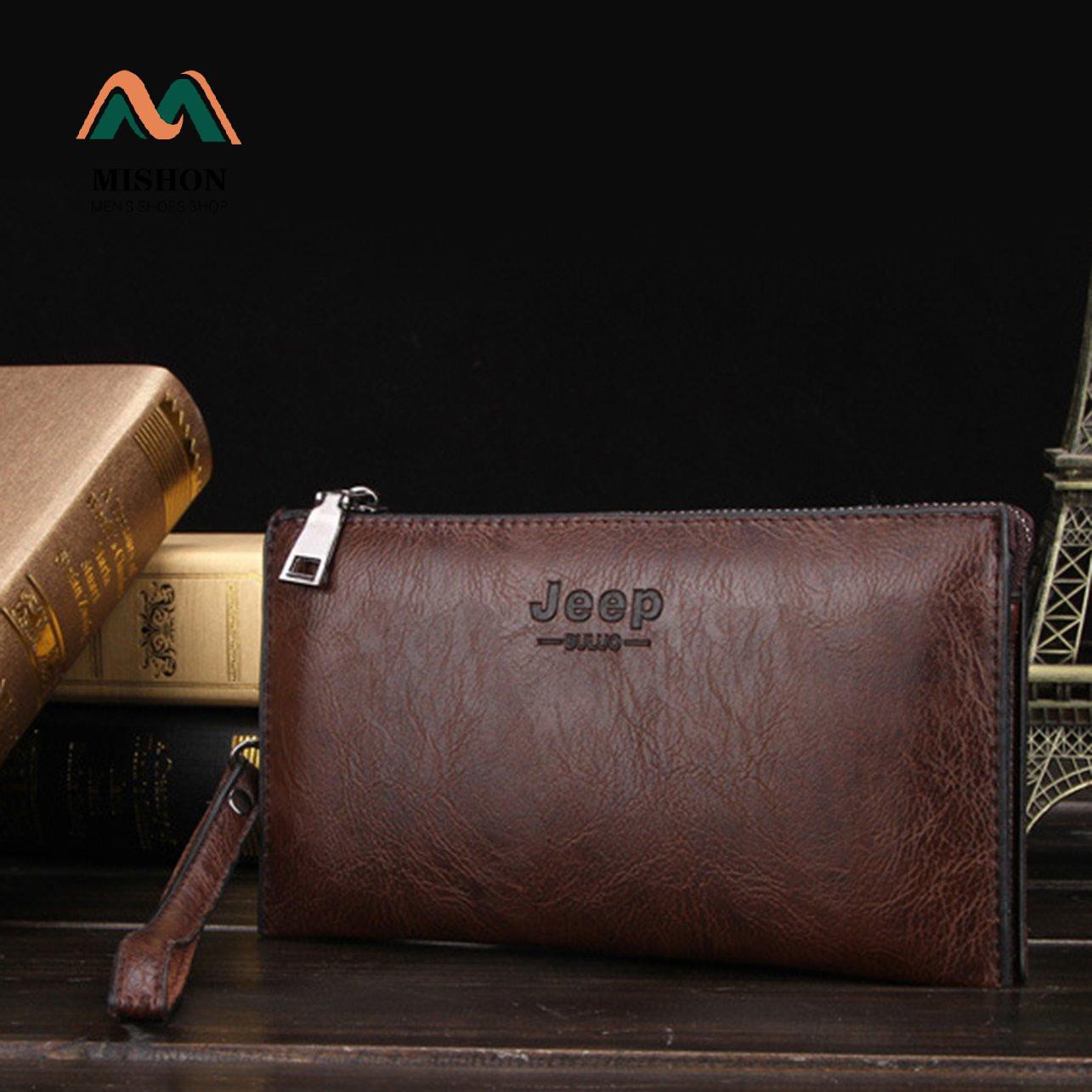 Ví Da Cầm Tay Thời Trang Cho Nam