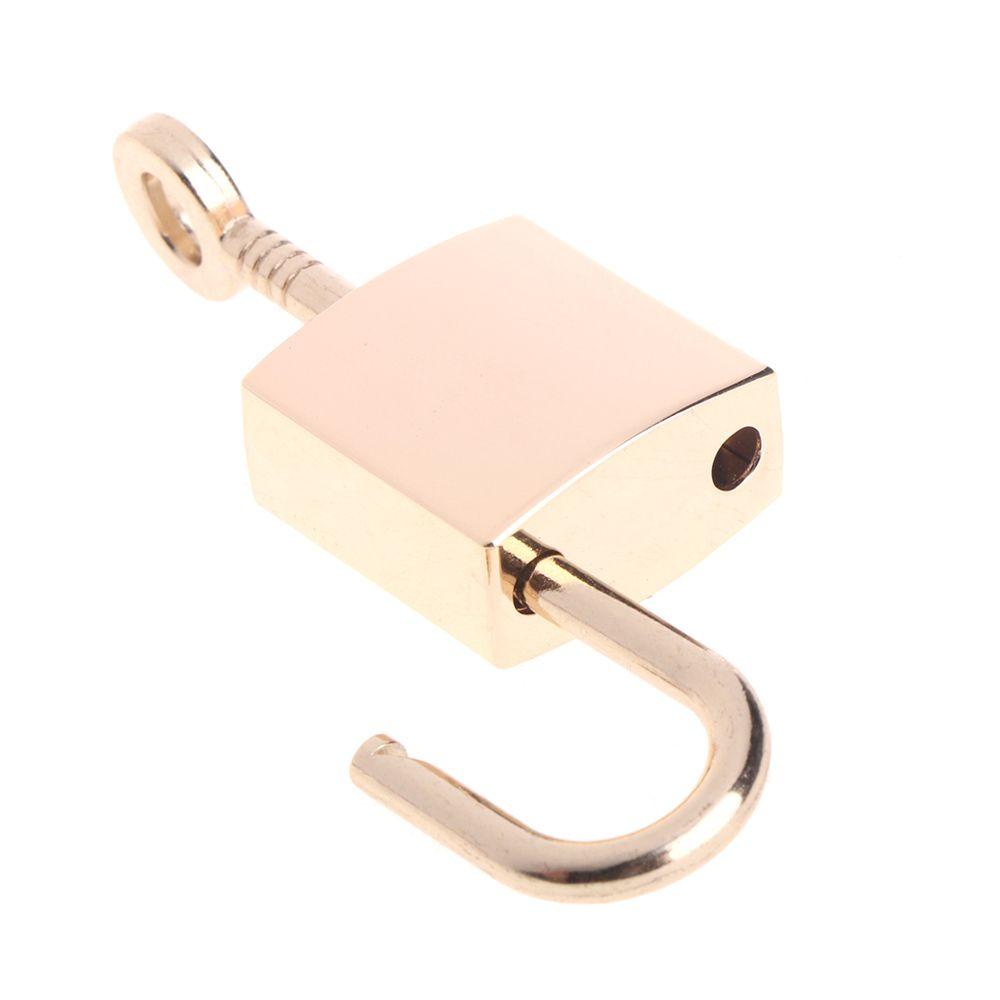 Ổ Khóa Số 1 mini Bằng Đồng Kèm Chìa Khóa Tiện Dụng