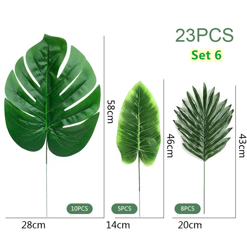 Nhánh Lá Cọ Nhân Tạo 24/90 Dùng Trang Trí Nhà Cửa