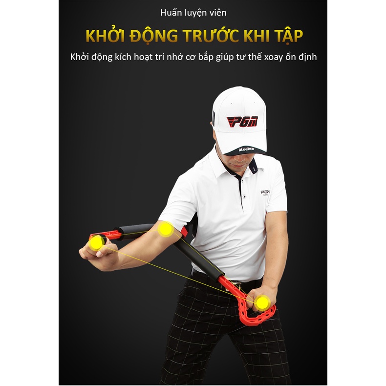 Dụng Cụ Hỗ Trợ Tập Swing - PGM JZQ019 Golf Spinner Swing Trainer