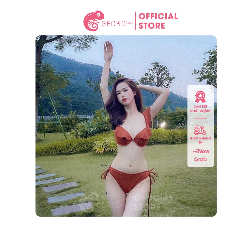 Bikini Đồ Bơi 2 Mảnh Áo Gọng Cánh Tiên Đệm Dày Quần Chip GK0207 (Ảnh Thật)