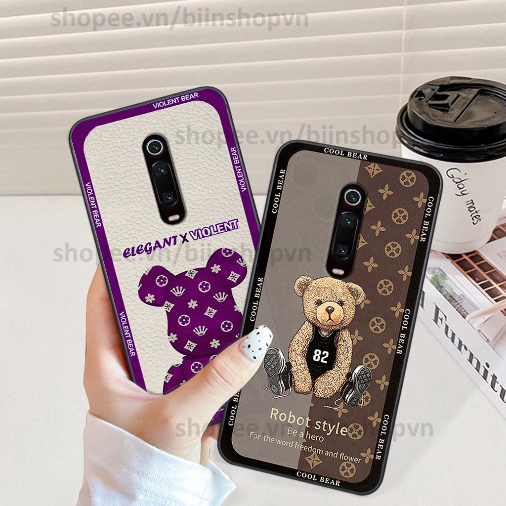 Ốp Xiaomi Redmi K20 / MI 9T hình gấu bear brick đẹp độc lạ, thời trang, cá tính