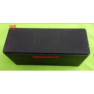 Vỏ loa DIY loa Bluetooth 2 Bass 1 Treble 3 inch vân gỗ màu đen