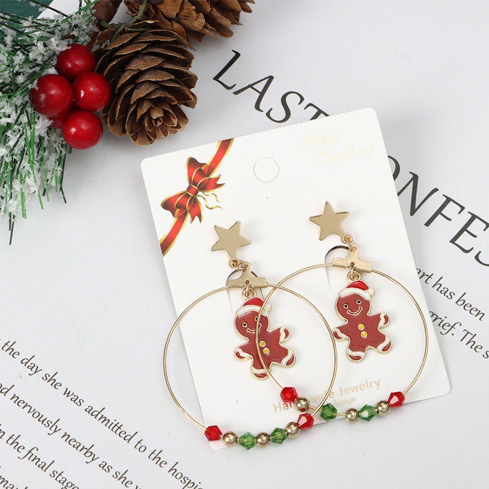 PINEVN Bông Tai Dáng Dài Hình Ông Già Noel / Bông Tuyết / Tuần