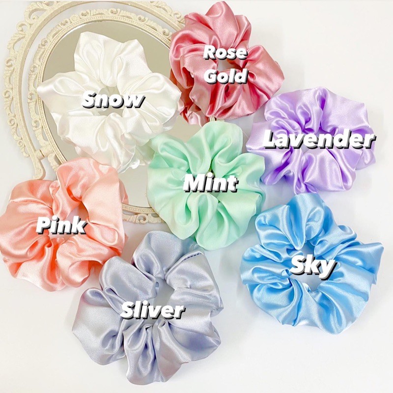 Chun buộc tóc vải scrunchies