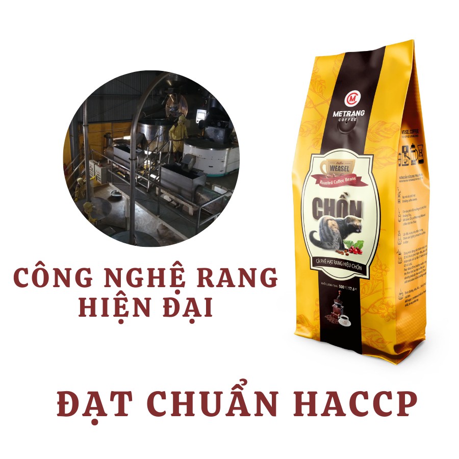 Cà phê Chồn Mê Trang - Túi hạt rang 500g