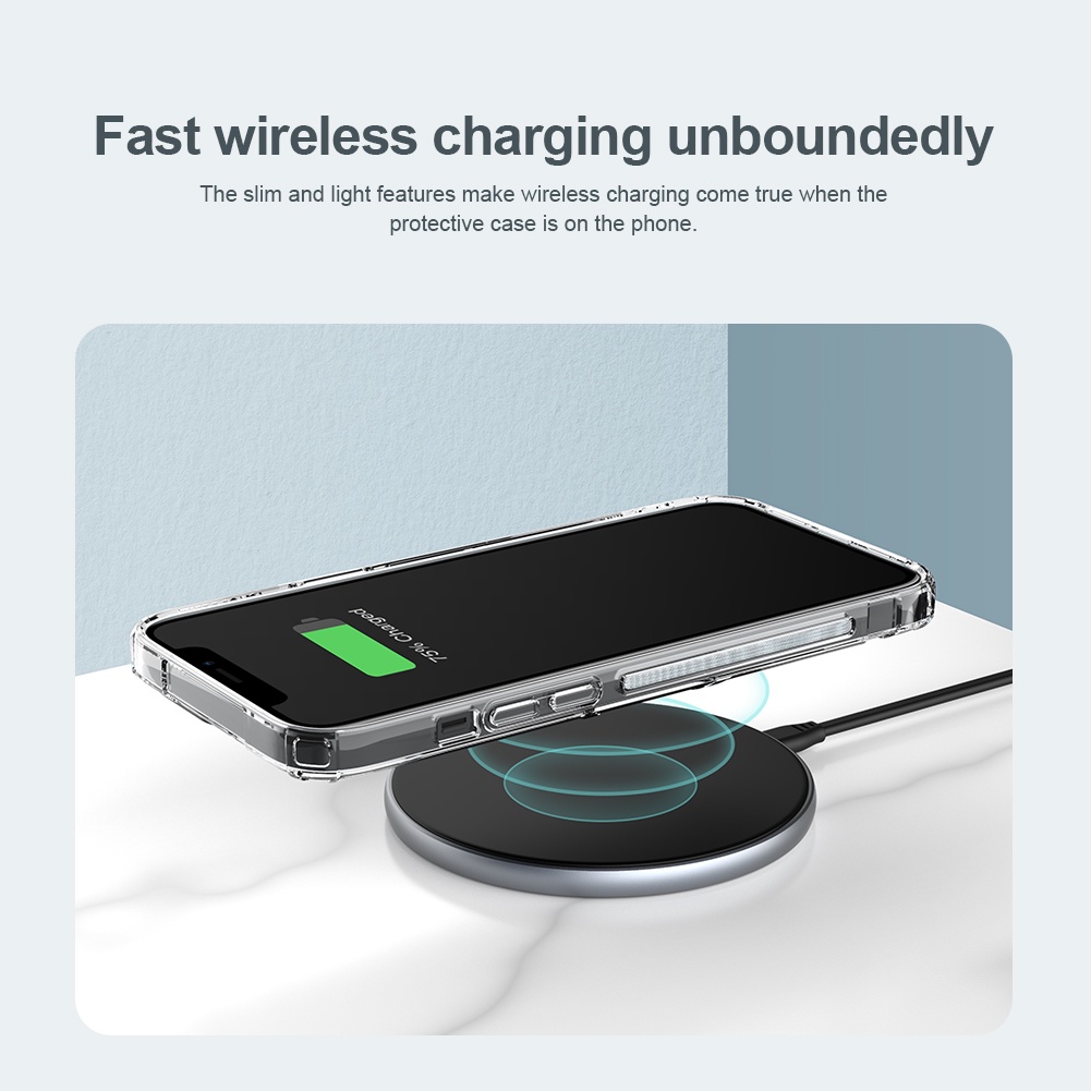 Ốp lưng cho iPhone 14 Plus Nillkin Nature Series Pro mềm TPU Ốp lưng cho iPhone14 Pro Max Vỏ từ tính