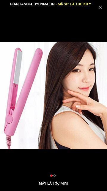 Máy Là Tóc Duỗi Tóc Mini