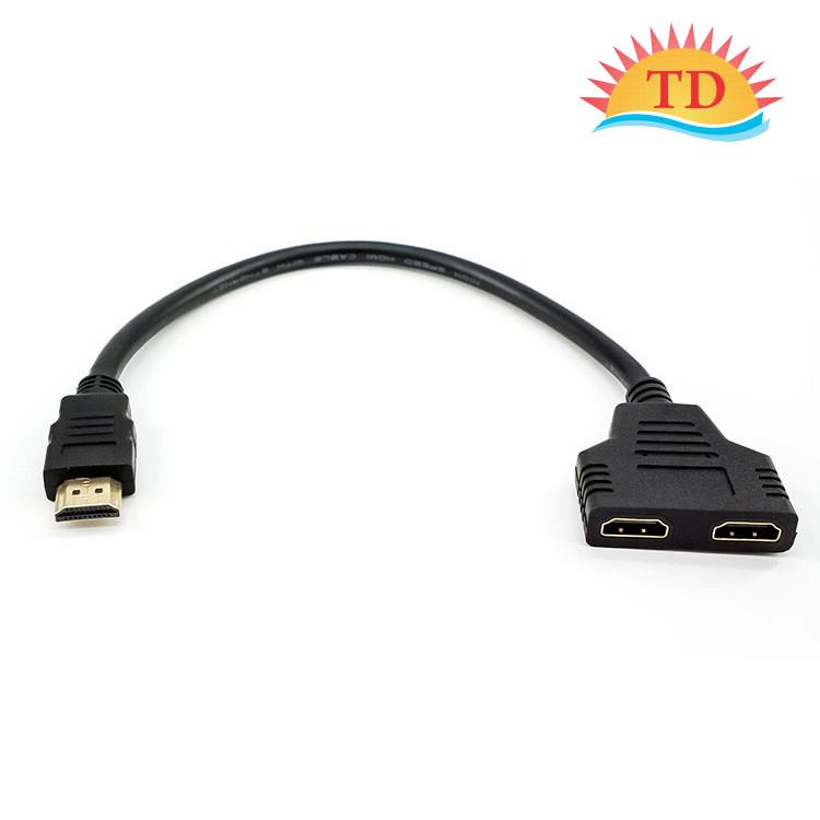 Đầu Chia ra Hai HDMI dài 30CM Phiên Bản 1.4 3D 1080P