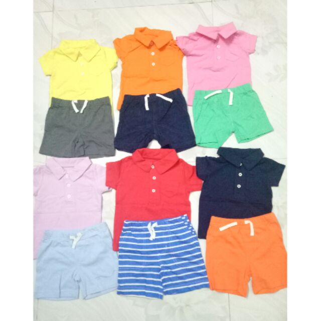Xả kho áo polo quần đùi cho bé