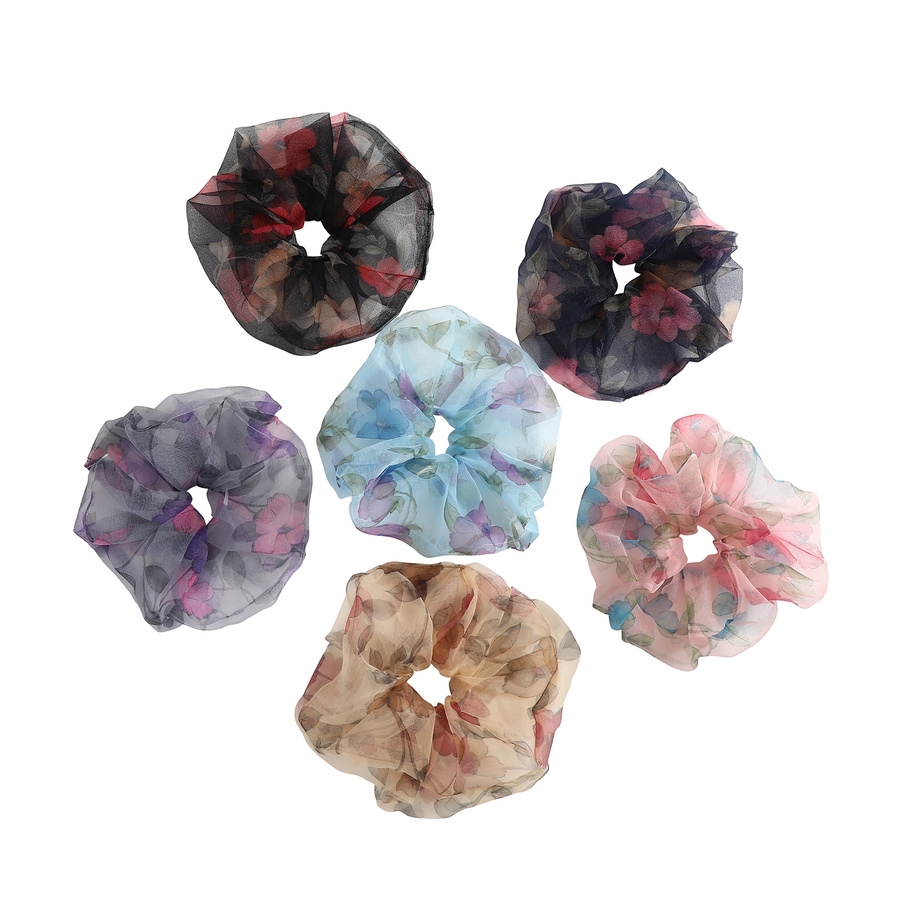 Dây Buộc Tóc Họa Tiết Hoa Xinh Xắn Cho Nữ