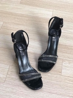 Sandal Dusto quai đính đá 7cm
