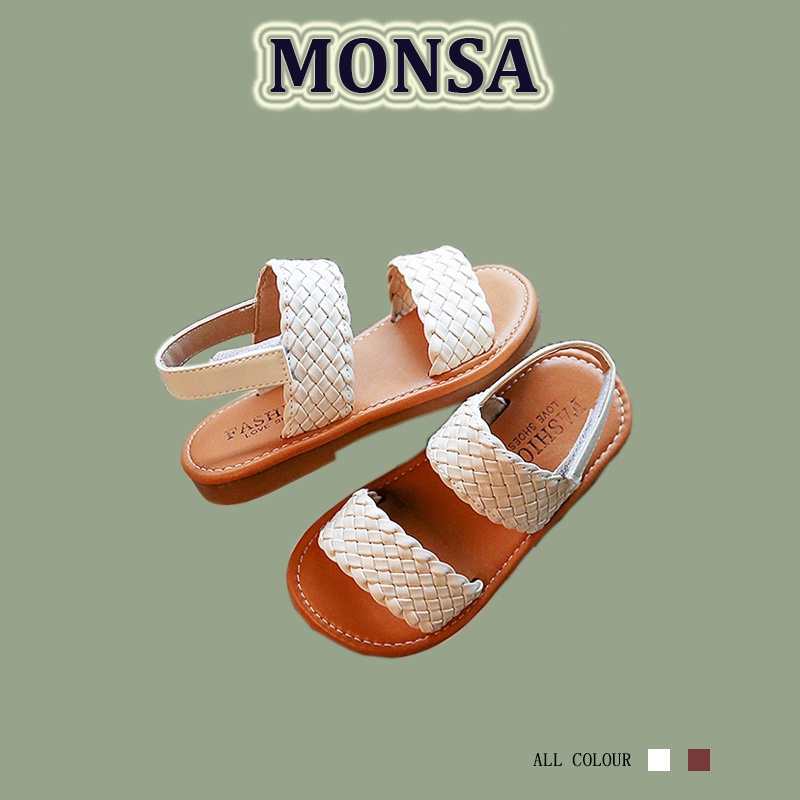 Xăng Đan Quai Dán Chống Trượt Màu Sắc Xinh Xắn Dành Cho Bé Gái 2-12 Tuổi BT-0011  giày cho bé gái  giày  sandal bé gái