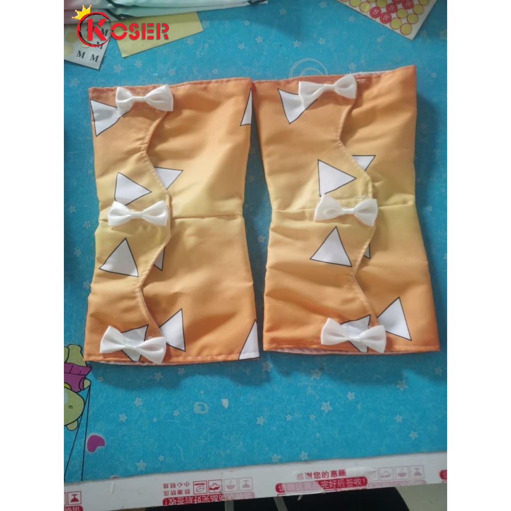 COSER KING Demon Slayer Kimetsu No Yaiba Cosplay Costume Leg Bandage Leg Dress Leg Bandage Kamado Tanjirou Zenitsu kanao Giyuu Shinobu Rengoku Kyoujurou Mitsuri Tokitou Muichirou Iguro Obanai Cosplay Costume legging