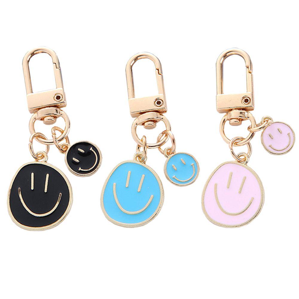 LANFY 1 Móc Khóa Hình Mặt Cười Dễ Thương Thời Trang