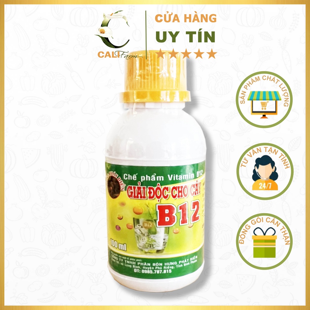 Chế Phẩm Vitamin B12 Giải Độc Cho Cây