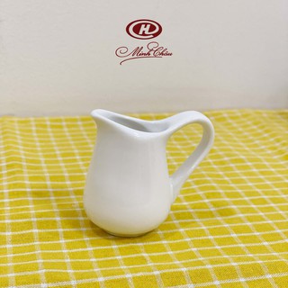 Bình Rót Sữa Đặc, Siro, Mật Ong 30ml - Cỡ Bé - Sứ Minh Châu - Chuyên Dụng Cho Quán Cafe