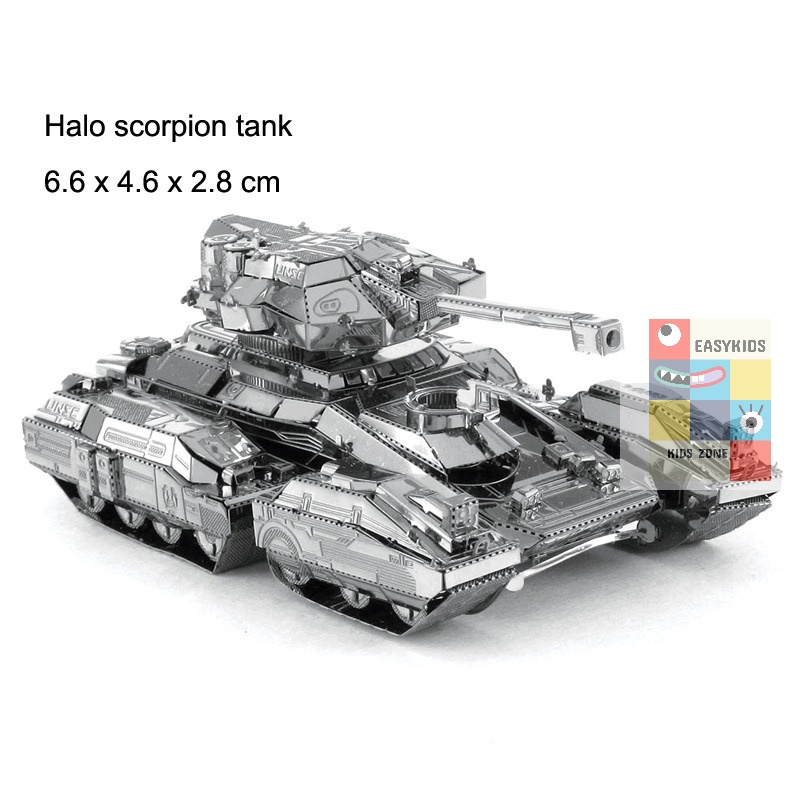 Mô Hình 3D Xe Tăng Chiến Đấu World War II làm bằng kim loại