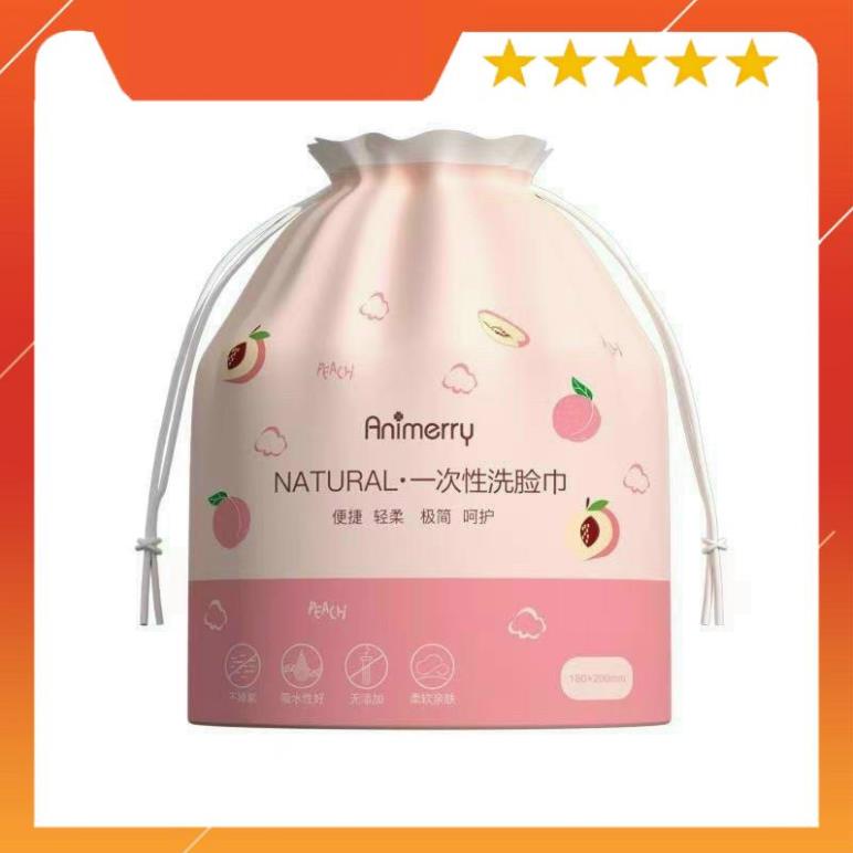Khăn mặt khô Animerry dùng 1 lần lau khô, lau ướt , Giấy lau mặt dùng một lần Thế Giới Khăn
