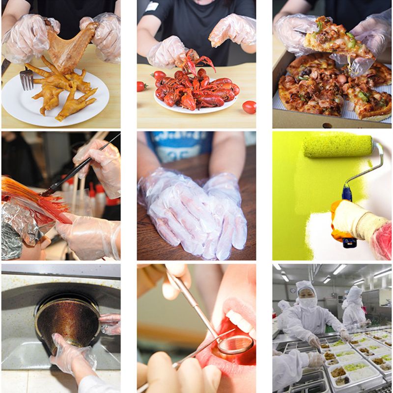 100 Bao Tay Nhựa Dùng Một Lần Tiện Dụng Và Bền