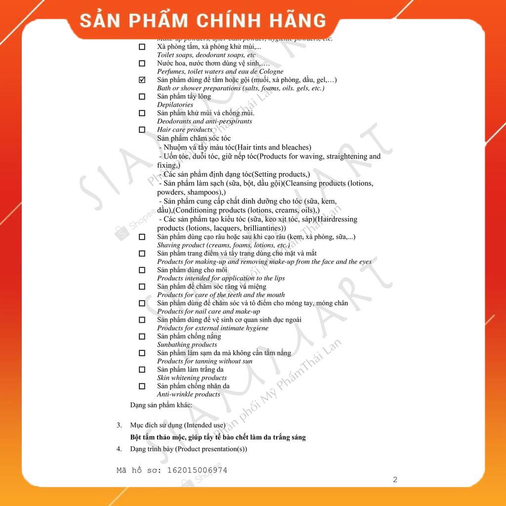 [Free ship] Bột tắm trắng Thảo Mộc Yanhee Thái Lan - 100gr