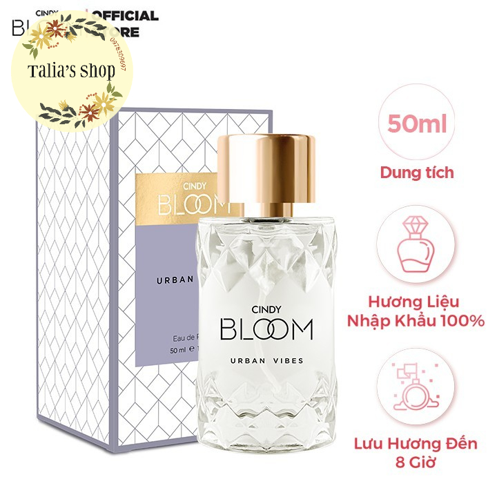 (50ml- 4 mùi)-Nước hoa cao cấp Cindy Bloom