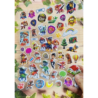bảng Sticker chó cứu hộ nổi 3d/ hình dán chó cứu hộ