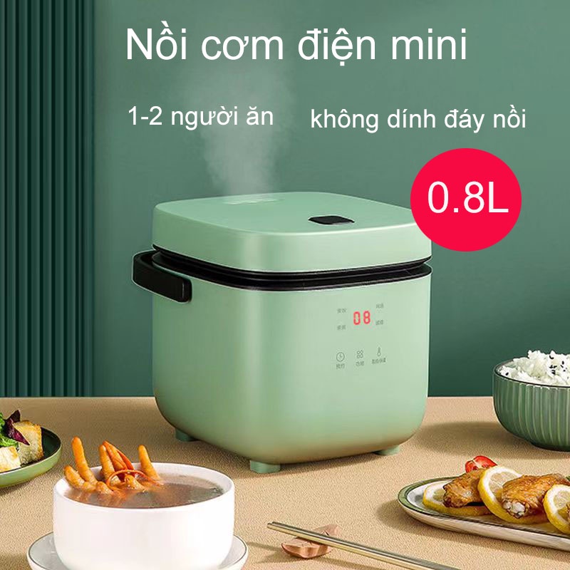 Nồi Cơm Điện Mini Chống Dính Đa Năng Dung Tích 1.2L Dành Cho Gia Đình Và Sinh Viên,cho 1-2 Người Chống Dính Nấu Cơm Ngon