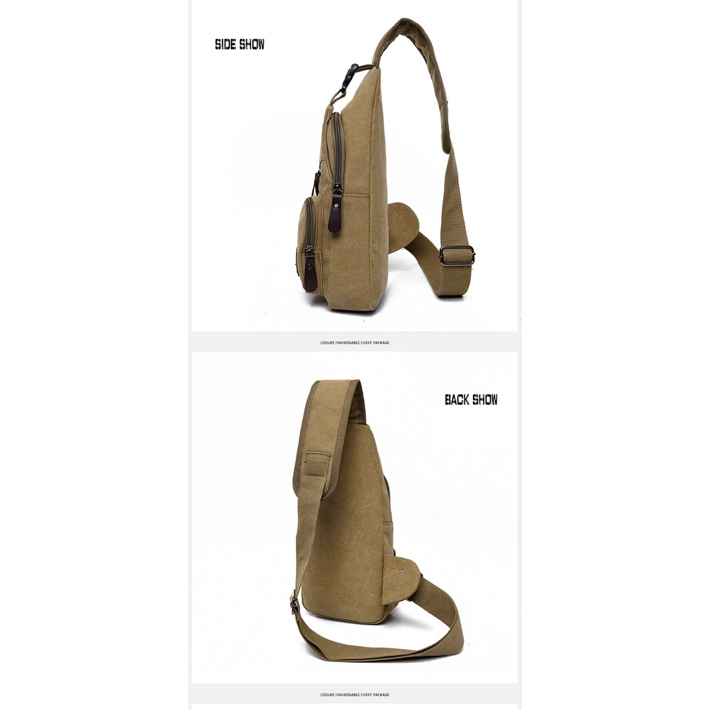 Túi đeo chéo vải bố nam cao cấp | BigBuy360 - bigbuy360.vn