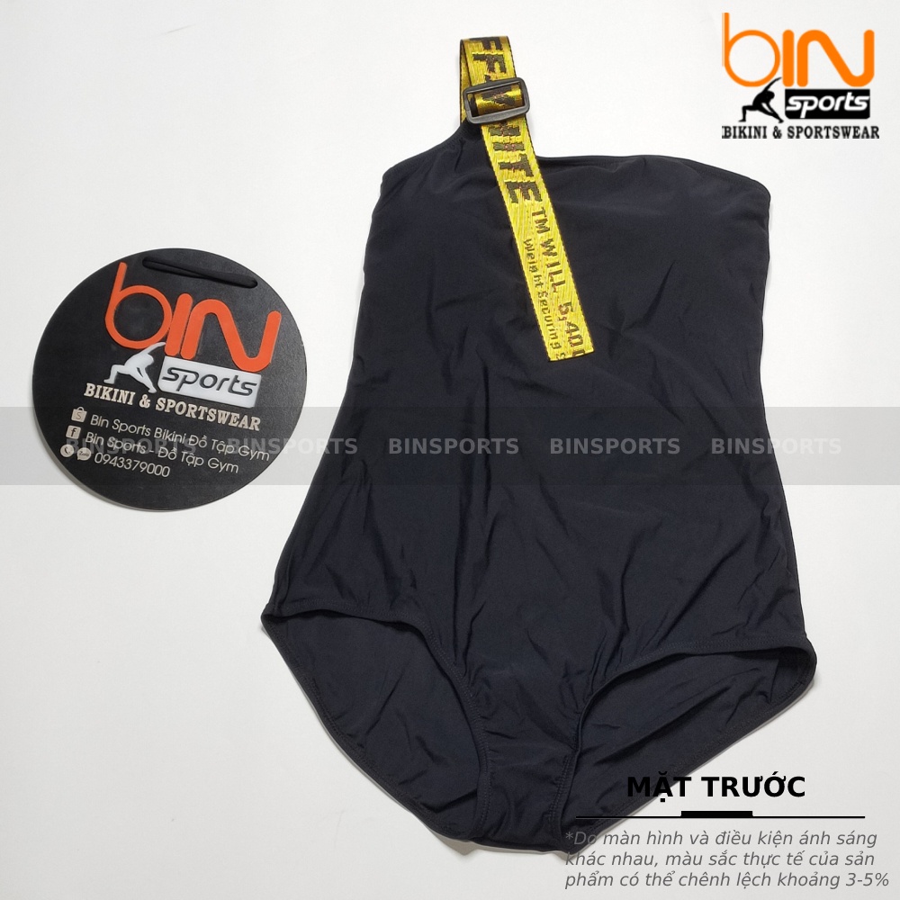 Bộ Bơi Nữ Một Mảnh Lệch Vai Sexy Mặc Đi Biển Freesize Bin Sports BHV121