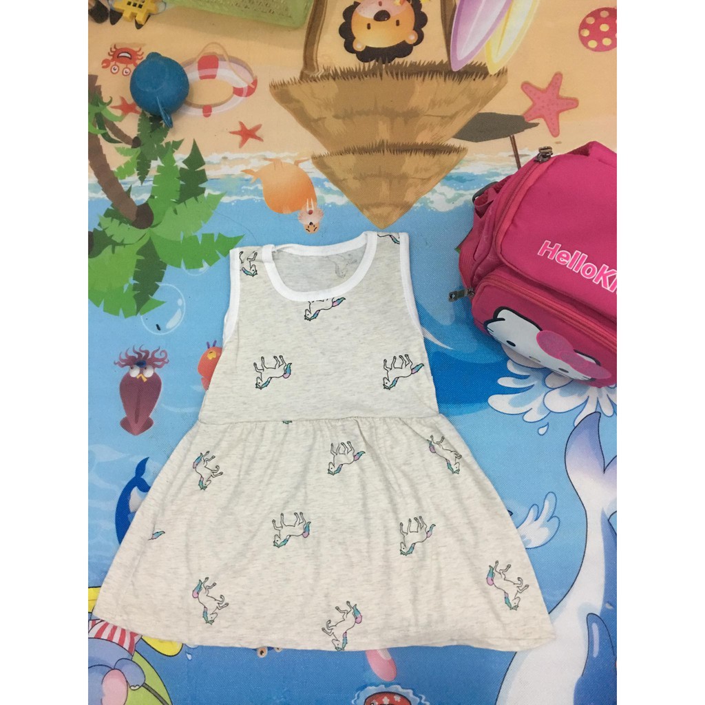 Váy bé gái ba lỗ thoáng mát (8-25kg) giao mầu ngẫu nhiên