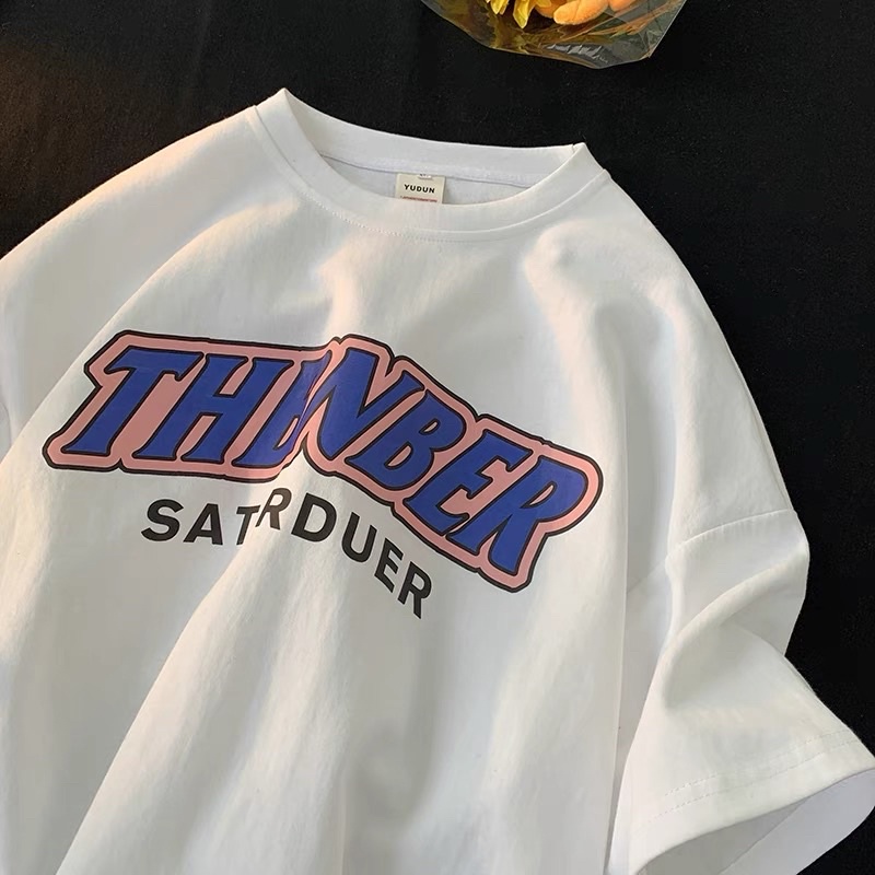 [Rẻ vô địch] Áo thun cotton tay lỡ dáng rộng unisex freesize 38-65kg - THEBNBER | BigBuy360 - bigbuy360.vn