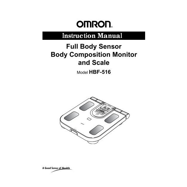 ⭐️ Máy cân đo lượng mỡ cơ thể Omron HBF-516B Full-Body Sensor Body Composition Monitor Scale Fitness Gym hỗ trợ giảm cân