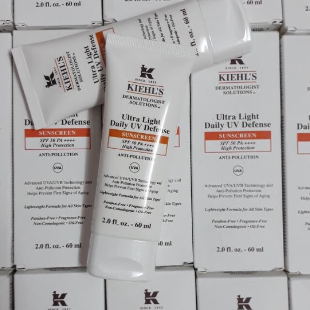 [Auth-Sẵn] Kem Chống Nắng (KCN) Hằng Ngày Kiehls (Kiehl's Ultra Light Daily UV Defense  SPF 50 PA++++ Anti-Pollution)