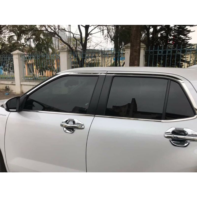 Bộ 4 ốp hõm cửa xe Toyota Raize 2021 2022 2022 Mạ Crom/ Carbon cao cấp trang trí chống xước tay cửa xe