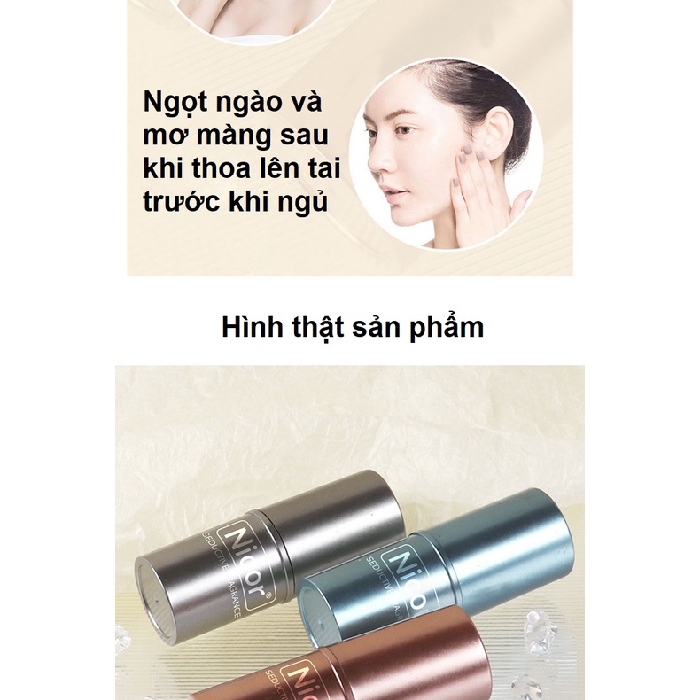 Nước Hoa Khô Nicor Dạng Sáp Lưu Hương Thơm Lâu Cho Nam Và Nữ