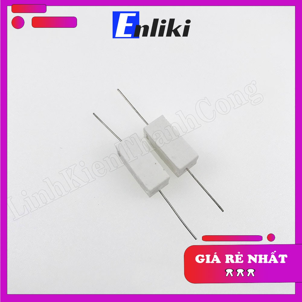 Điện trở sứ nằm 10W 5R - 20R