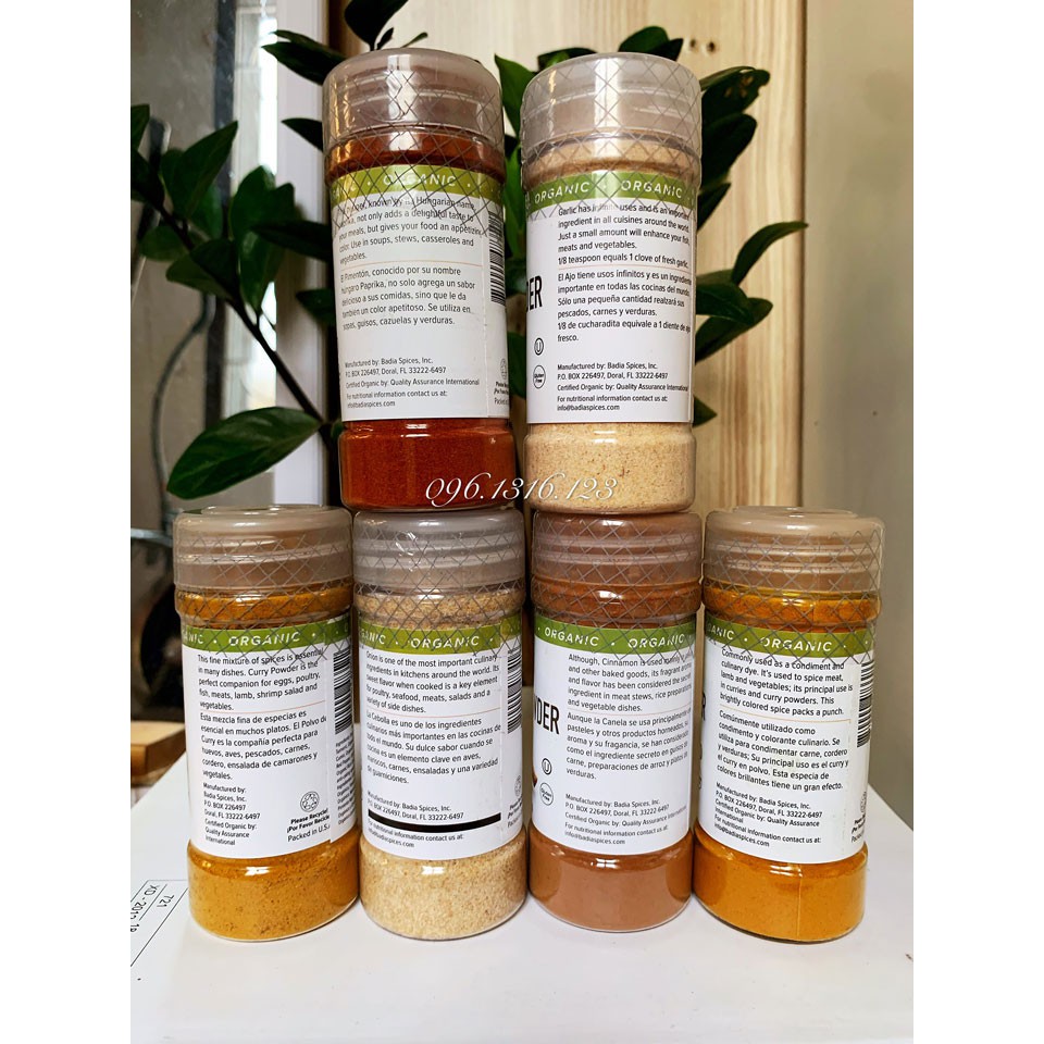 Bột nghệ hữu cơ Jackie's Kitchen 56,7g - Mỹ