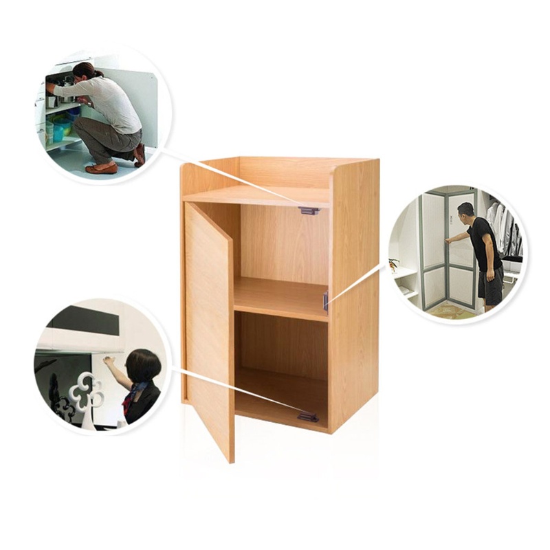 Khóa Nam Châm Ẩn Cửa Tủ Chén / Cửa Trượt Bằng Kim Loại