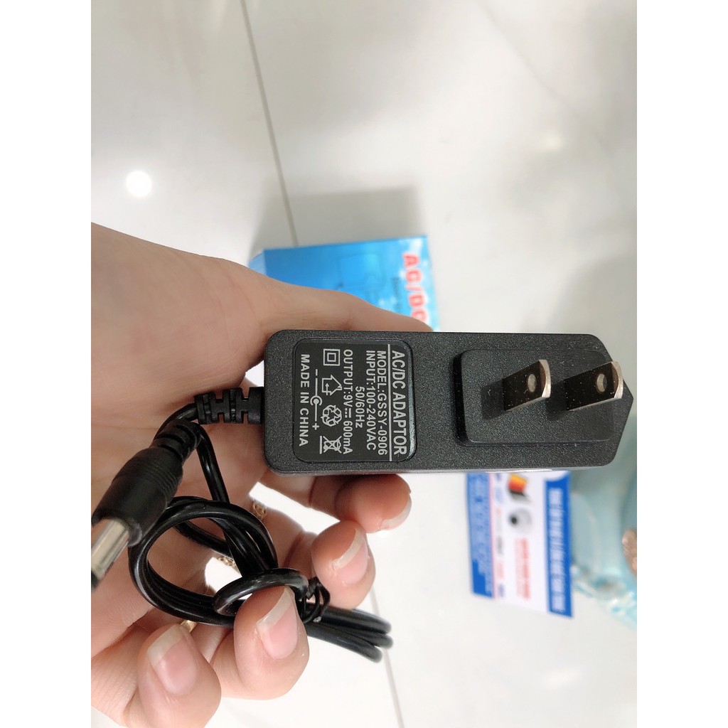 Nguồn 9v 0.6A 1A chân thường 5.5*2.5mm nguồn cắm cho thiết bị Wifi Tplink, - Adapter Tplink, Tenda