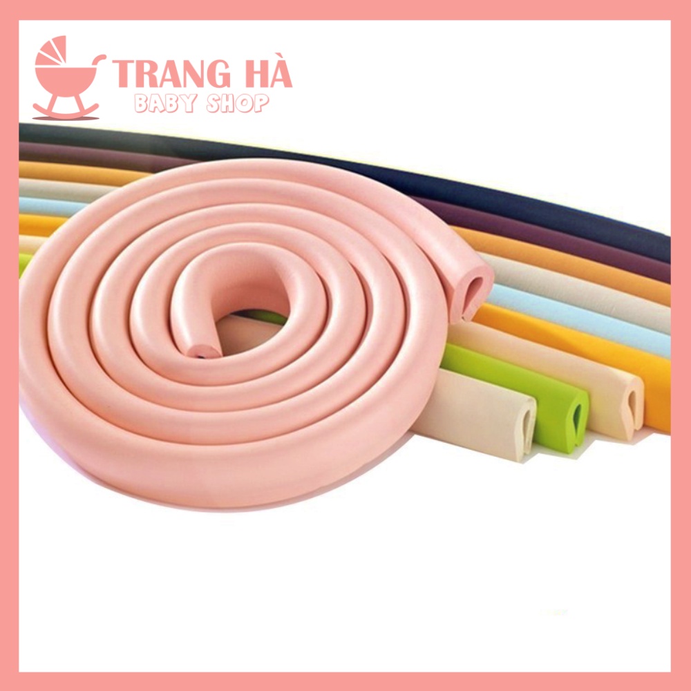 Cuộn Xốp Bọc Cạnh Bàn 2M - Dây Cao Su Che Bịt Cạnh Bàn, Ghế An Toàn Cho Bé
