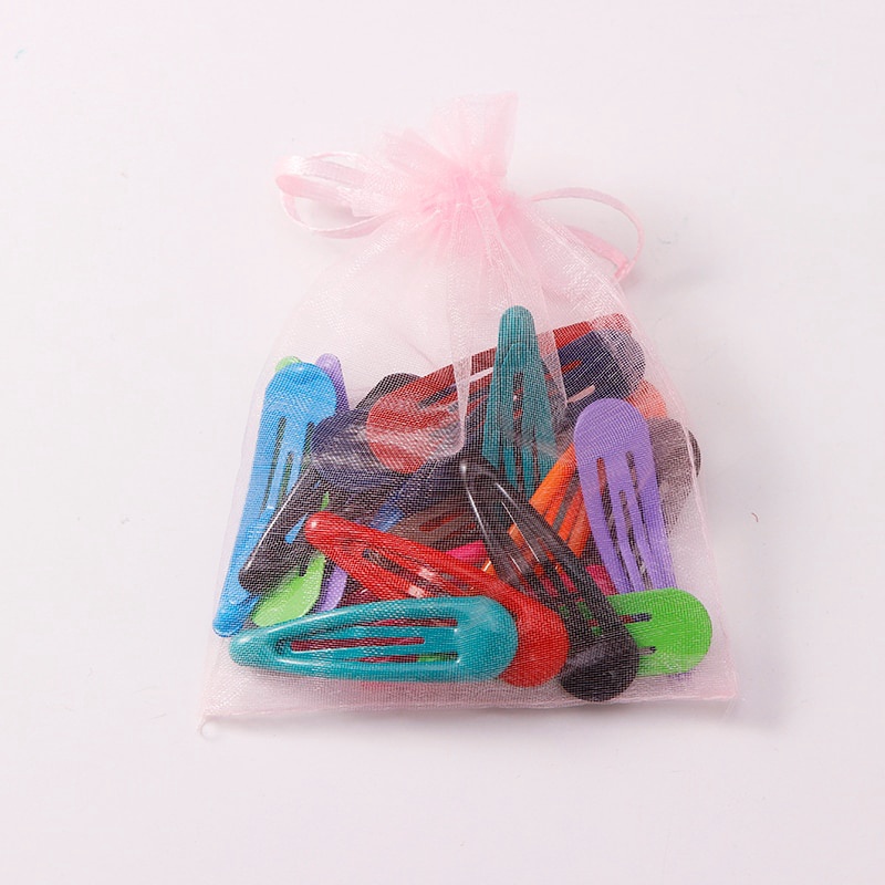 Set 10 / 20 / 30 / 40 Kẹp Tóc Hình Giọt Nước Nhiều Màu Thời Trang Cho Nữ