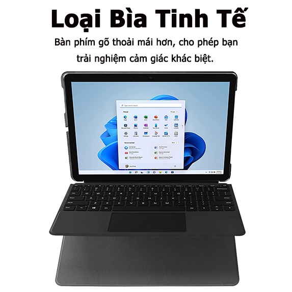 Bao Da Máy Tính Bảng Kèm Bàn Phím Đa Góc Cho Microsoft Surface Pro 8 Pro 8