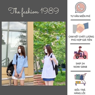 Áo sơ mi học sinh cộc tay cổ sen (trắng, xanh)- áo tay ngắn cực xinh mát mẻ trong ngày hè