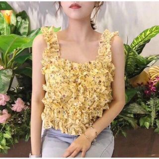 Áo bèo nhún hai dây cực yêu