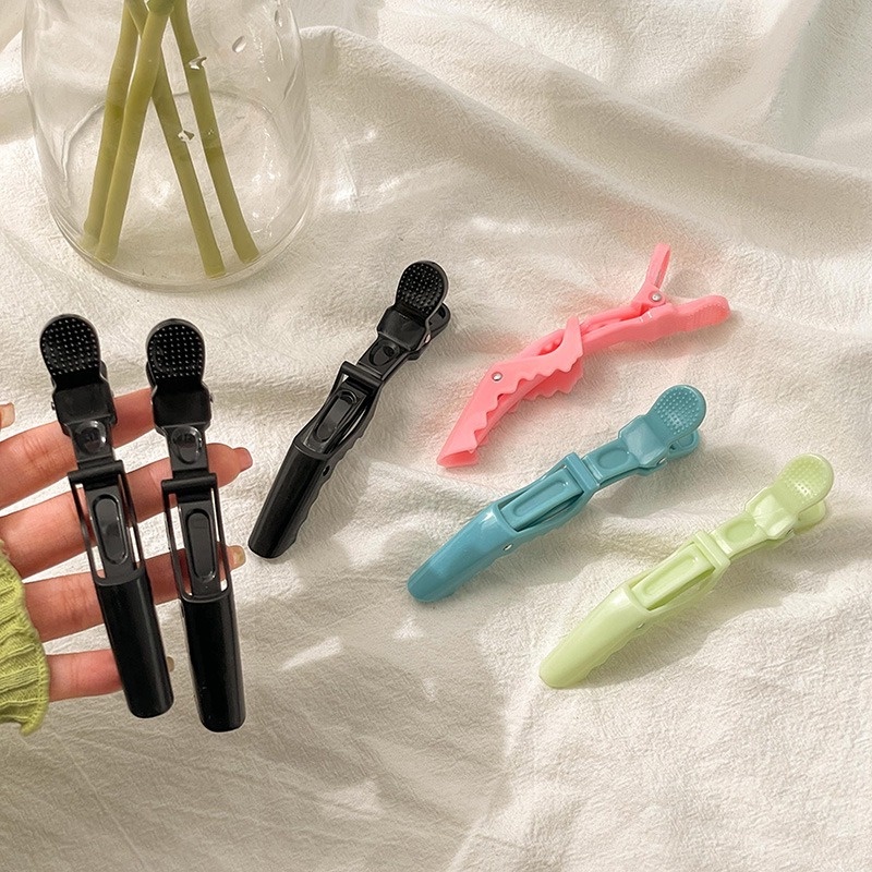 Kẹp Tóc Cỡ Lớn Không Đường May Chuyên Dụng Cho Thợ Làm Tóc