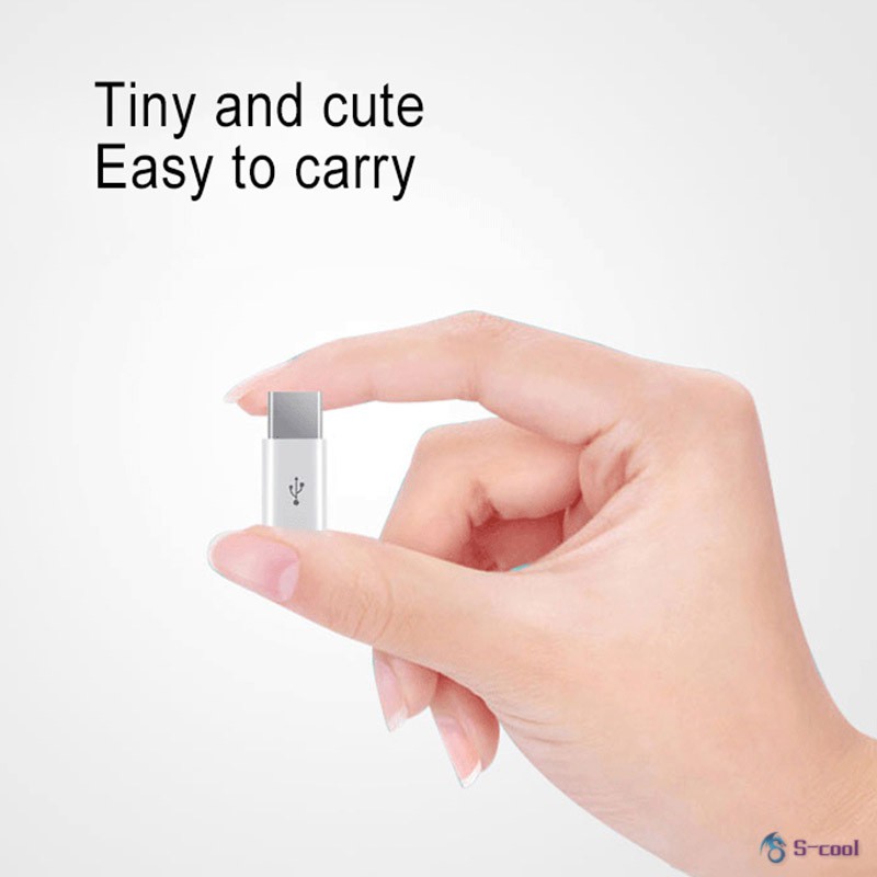 Đầu chuyển đổi từ cổng Micro USB sang Type C tiện dụng cho Letv Xiaomi Oneplus Samsung