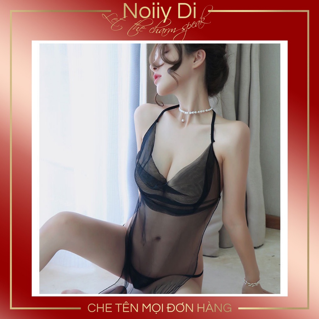 Váy Yếm Xuyên Thấu, Đồ Ngủ Sexy Gợi Cảm. Tặng Chip Lọt Khe và Che Tên Sản Phẩm 010