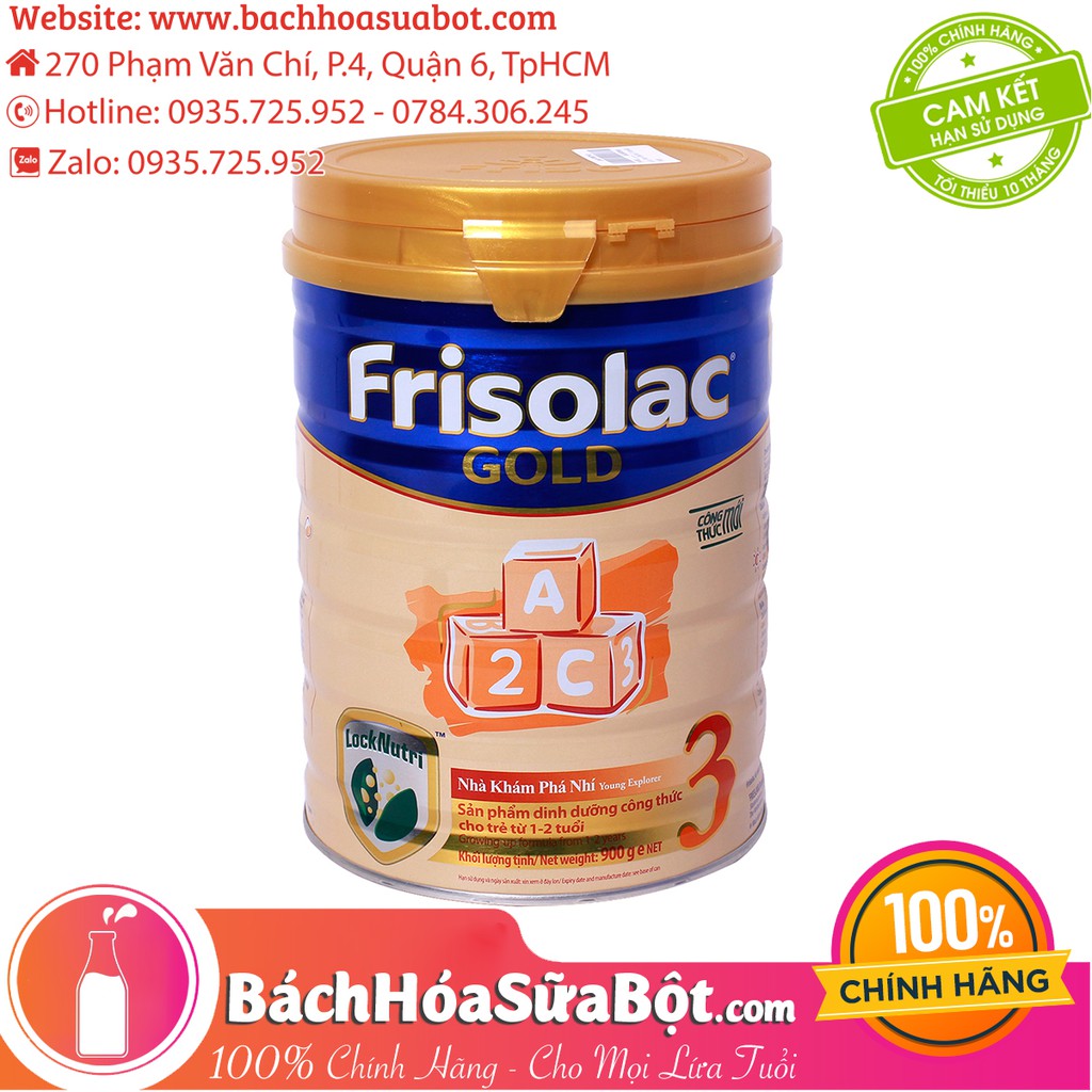 Sữa Bột FrisoLac Gold 3 - 900g