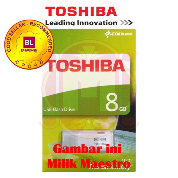 Usb Toshiba 8gb Ori 99 Flashdisk Guaranteed - 8gb Mới